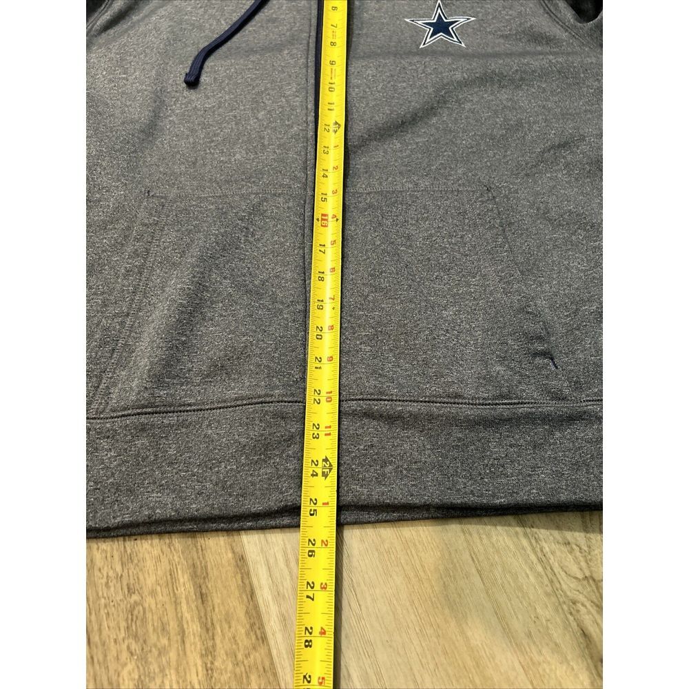 Dallas Cowboys NFL Pro Line Heavy Fleece Lined Blue Hoodie Men's M - Picture 5 of 8